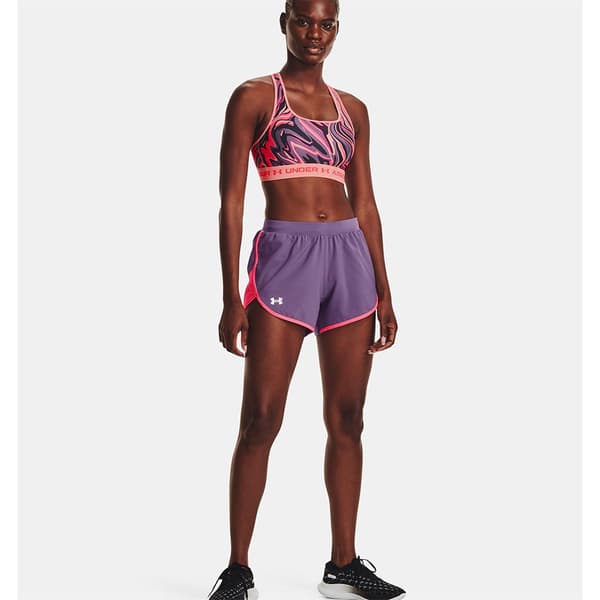 Under Armour Shorts Fly By Elite 3´´ Lila XL Kvinna