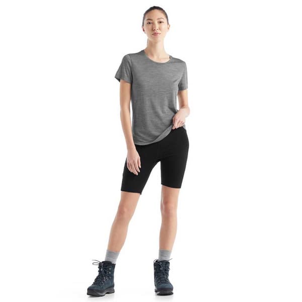 Icebreaker High Rise Merino Shortsit Fastray Musta XS Nainen