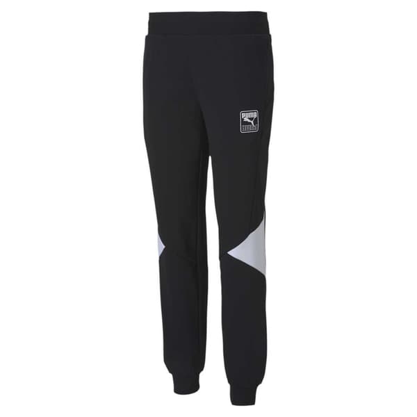 Puma Byxor Rebel Fleece Cl Svart S Kvinna