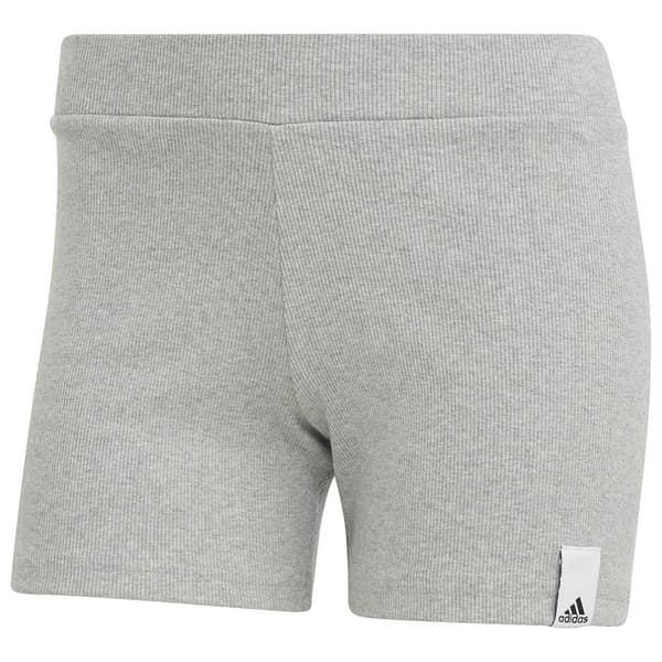Adidas Sportswear Shortsit Rib Harmaa S Nainen