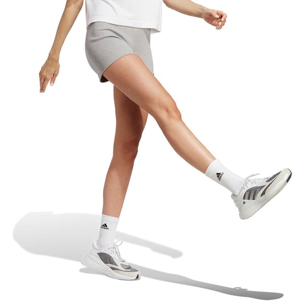 Adidas Sportswear Shortsit Rib Harmaa S Nainen
