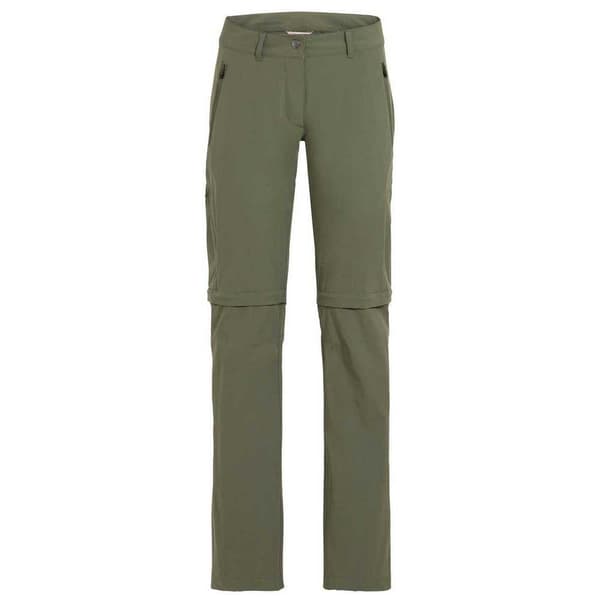 Vaude Byxor Farley Stretch Zip Off Short Grönt 44 Kvinna