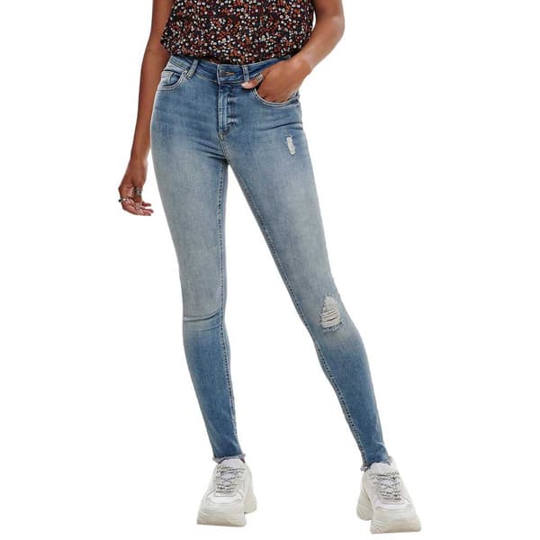 Only Nilkka Raw Rea Blush Life Mi Skinny 334 Housut Sininen L / 30 Nainen