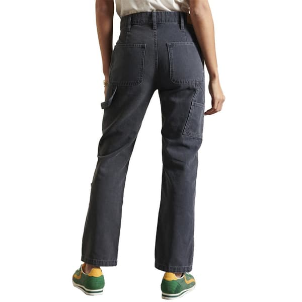 Superdry Byxor High Rise Carpenter Blå 28 / 32 Kvinna
