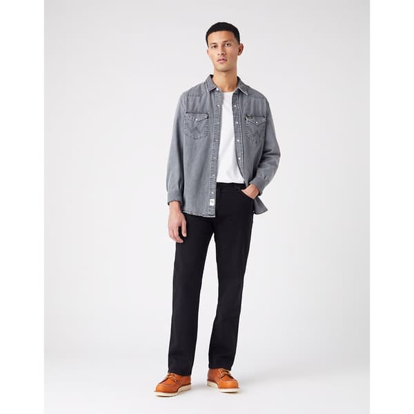 Wrangler Jeans Texas Stretch Svart 34 / 30 Man
