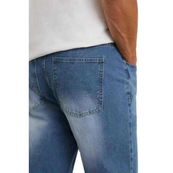 Burton Mens Stone Wash Straight Jeans