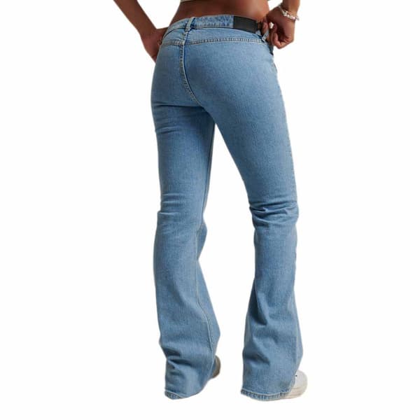 Superdry Jeans Vintage Low Rise Slim Flare Blå 28 / 32 Kvinna