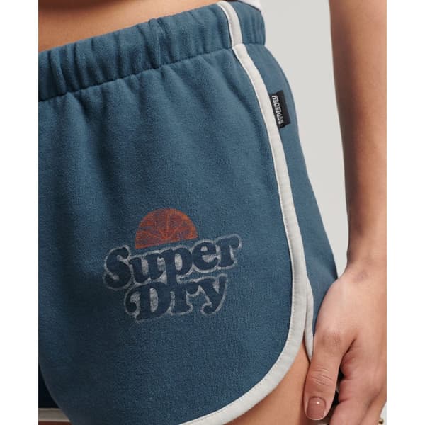 Superdry Shortsit Vintage Cooper Classic Sininen L Nainen