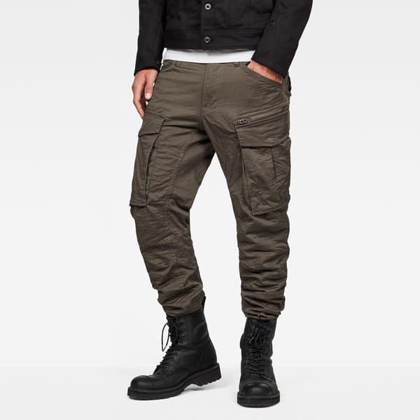 G-star Jeans Rovic Zip 3d Tapered Grå 33 / 34 Man