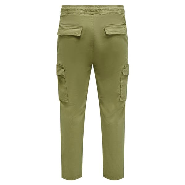 Only & Sons Cargo Bukser Ell Tapered Fit Grøn M Mand