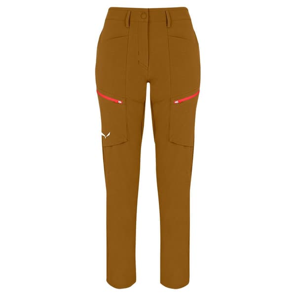 Salewa Byxor Puez Durastretch Cargo Brun M Kvinna