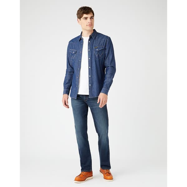 Wrangler Jeans Texas Stretch Blå 38 / 34 Mand