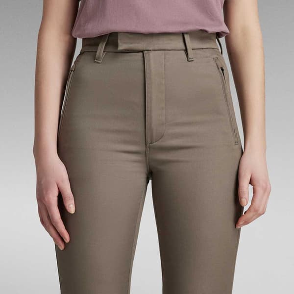 G-star Chino Bukser Weld High Skinny Brun 27 / 34 Kvinde
