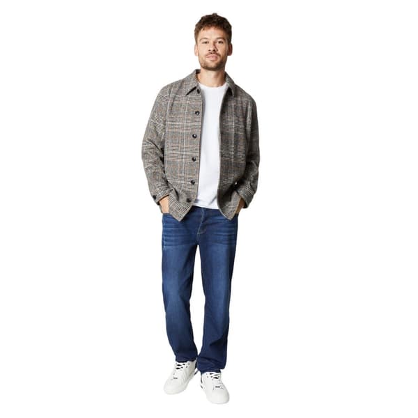 Burton Mens Dark Wash Straight Jeans
