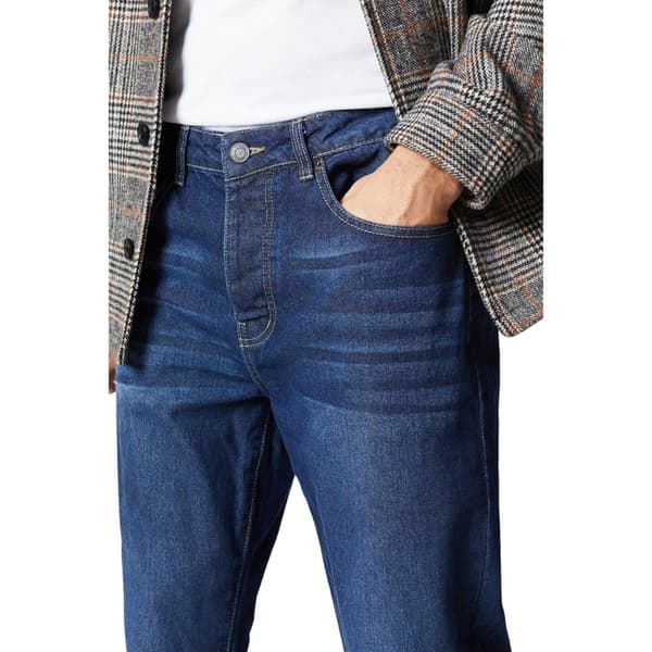 Burton Mens Dark Wash Straight Jeans