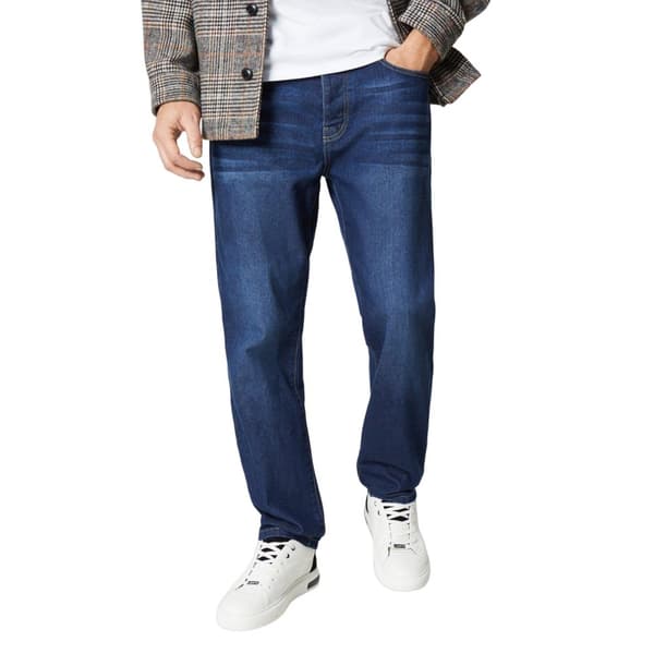 Burton Mens Dark Wash Straight Jeans