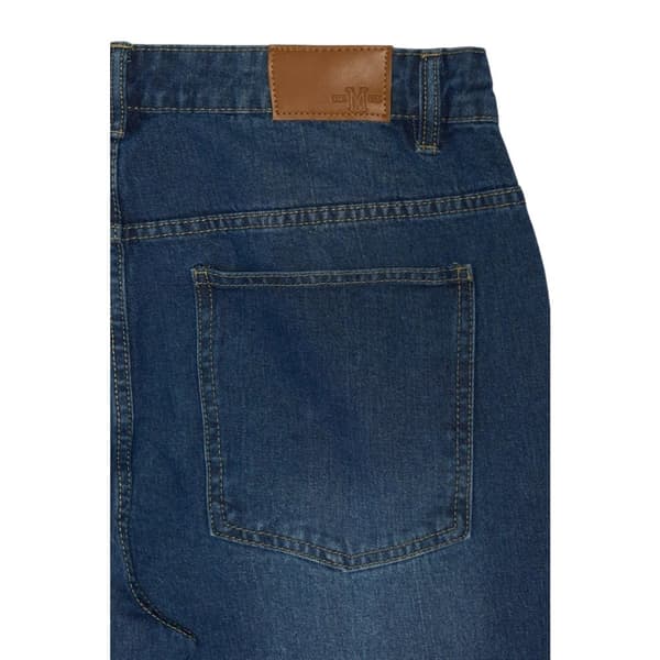 Burton Mens Mid Wash Straight Jeans