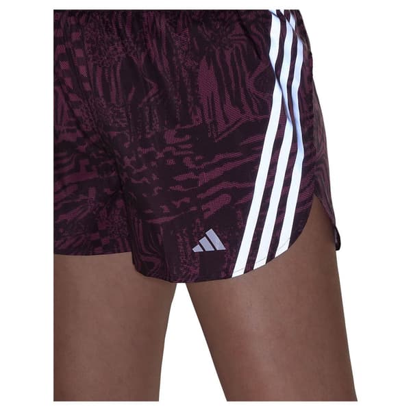 Adidas Shorts 3 Stripes Aop 2´´ Lila L Kvinna
