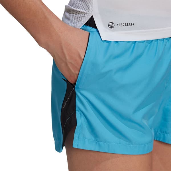Adidas Shorts Byxor Trail 3´´ Blå L Kvinna