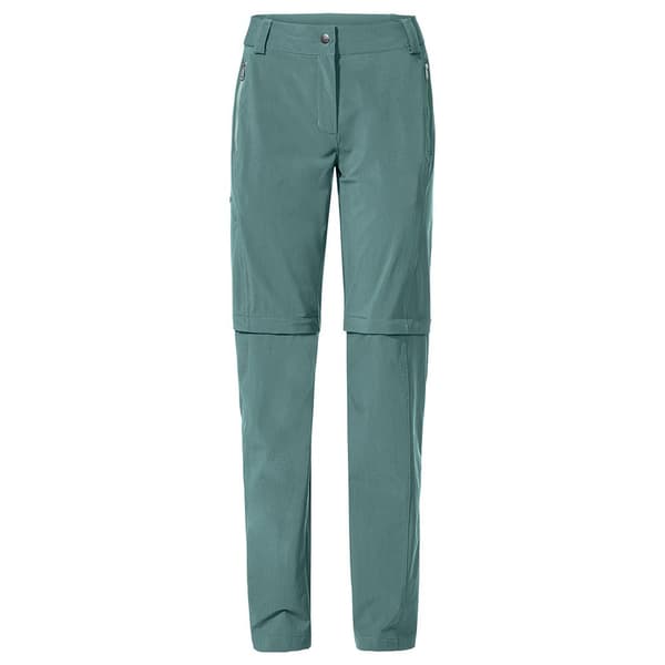 Vaude Byxor Farley Stretch Zo T-zip Ii Grönt 34 / Regular Kvinna