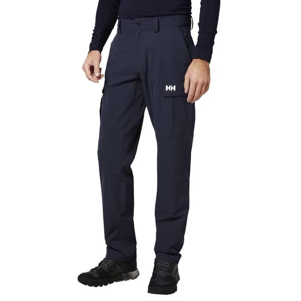 Helly Hansen Lange Bukser Qd Cargo Blå 34 Mand