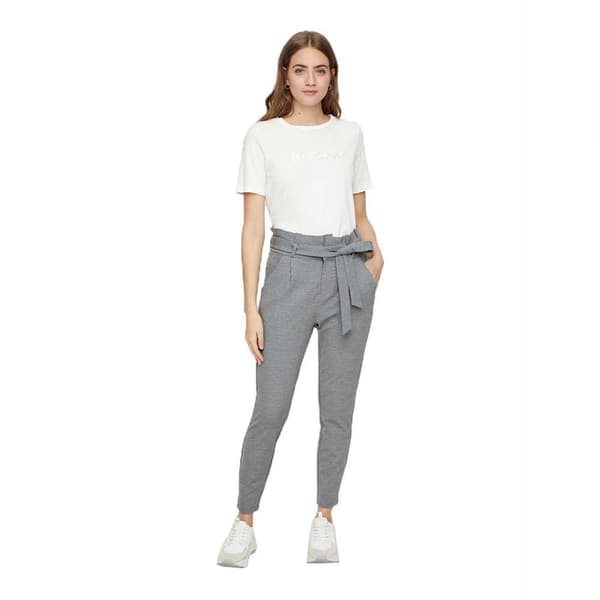 Vero Moda Bukser Loose Paperbag Grå S / 34 Kvinde