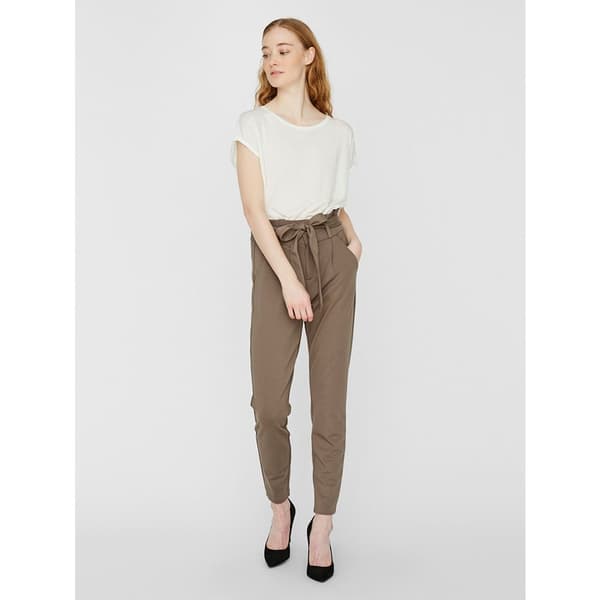 Vero Moda Bukser Loose Paperbag Brun M / 32 Kvinde