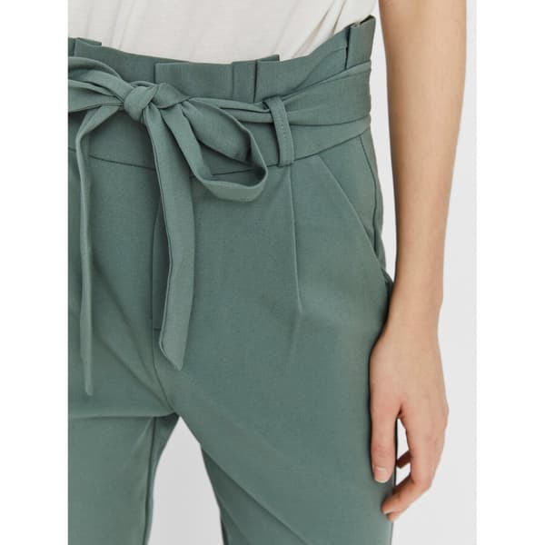 Vero Moda Byxor Loose Paperbag Grönt 2XL / 30 Kvinna
