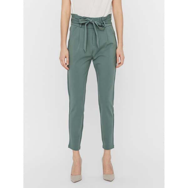 Vero Moda Byxor Loose Paperbag Grönt 2XL / 30 Kvinna