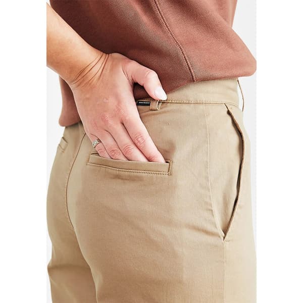 Dockers Byxor Med Hög Midja Beige 28 Kvinna