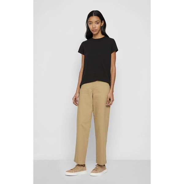 Dockers Byxor Med Hög Midja Beige 28 Kvinna