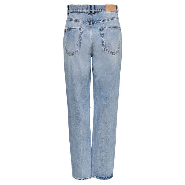 Only Jeans Med Hög Midja Robyn Life X St L Ankle Ds Grå 27 / 30 Kvinna