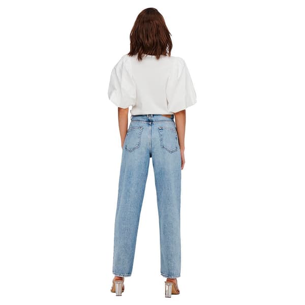 Only Jeans Med Hög Midja Robyn Life X St L Ankle Ds Grå 27 / 30 Kvinna