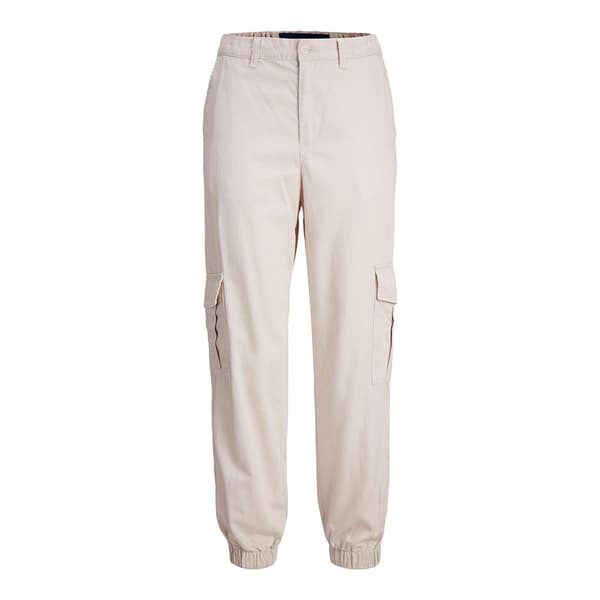 Jack & Jones Korkeavyötäröiset Cargo-housut Holly Relaxed Valkoinen M / 30 Nainen