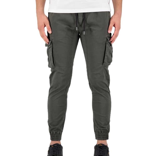 Alpha Industries Cotton Twill Joggers Grå L Mand