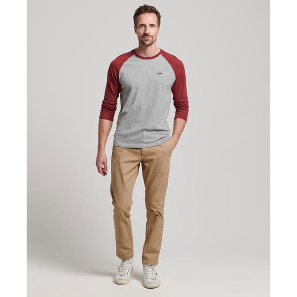 Superdry Chino Bukser Officers Slim Chino Trousers Beige 34 / 32 Mand