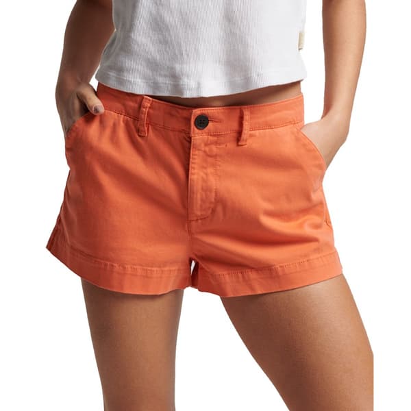 Superdry Chino-shortsit Vintage Hot Oranssi L Nainen