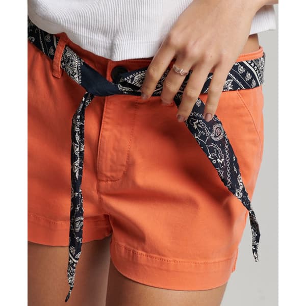Superdry Chino-shortsit Vintage Hot Oranssi L Nainen