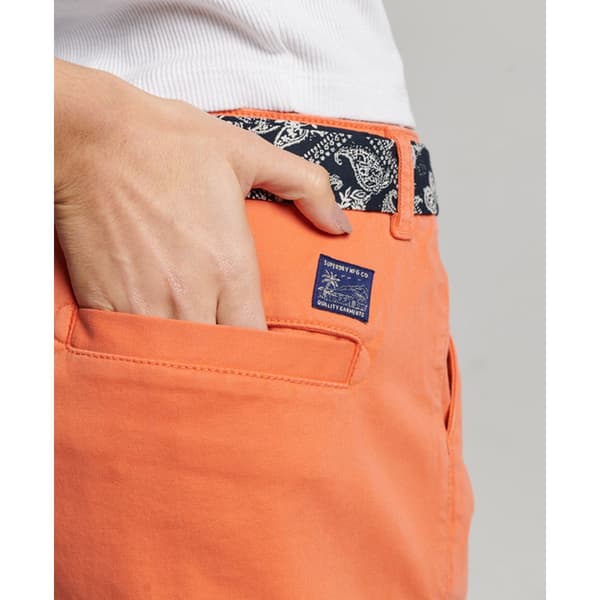 Superdry Chino-shortsit Vintage Hot Oranssi L Nainen