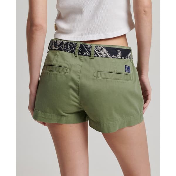 Superdry Chino-shortsit Vintage Hot Vihreä XL Nainen