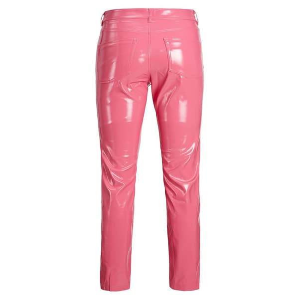 Jack & Jones Byxor Med Hög Midja Berlin Slim Fit Rosa M Kvinna
