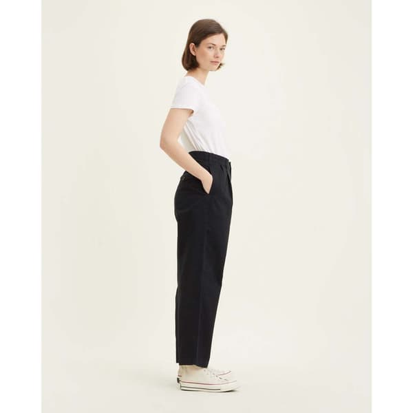 Dockers Vanliga Midjebyxor Original Svart 29 Kvinna