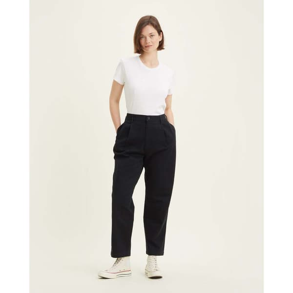 Dockers Vanliga Midjebyxor Original Svart 29 Kvinna