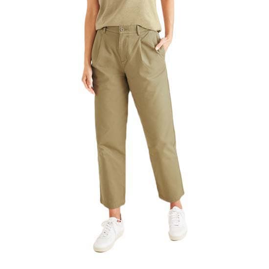 Dockers Vanliga Midjebyxor Original Beige 27 Kvinna
