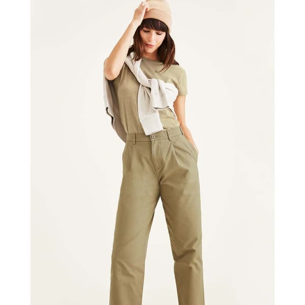 Dockers Vanliga Midjebyxor Original Beige 29 Kvinna