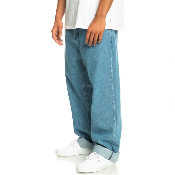 Quiksilver Jeans Baggy Nineties Wash Blå 32 Man