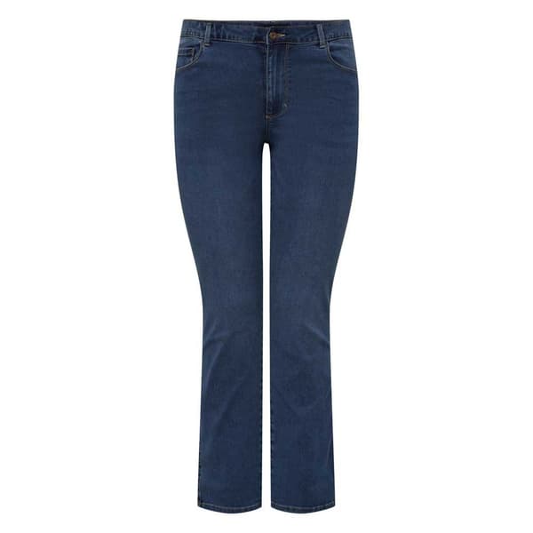 Only Jeans Med Høj Talje Augusta St Blå 44 / 34 Kvinde