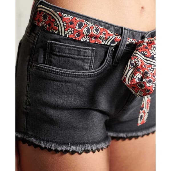 Superdry Denim Shorts Lace Hot Sort 26 Kvinde