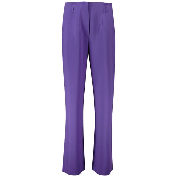 Salsa Jeans Byxor Med Hög Midja 21006912 Straight Fit Lila M / 34 Kvinna
