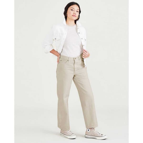 Dockers Jeans High Straight Beige 29 Kvinna